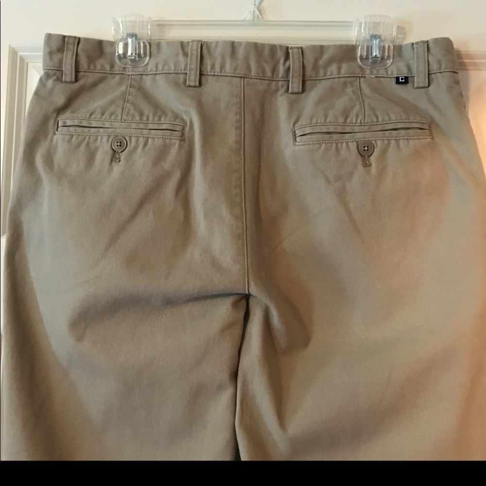 Chaps Khaki Flat Front Pants - image 3